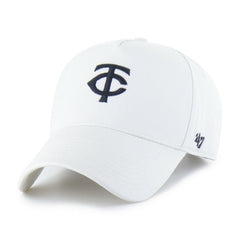 White Minnesota Twins '47 Foundational Pinch Offside Adjustable Hat