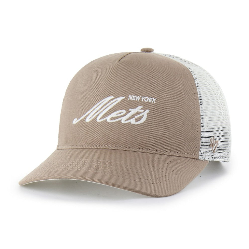 Brown New York Mets '47 Foundational Mesh Hitch Adjustable Hat