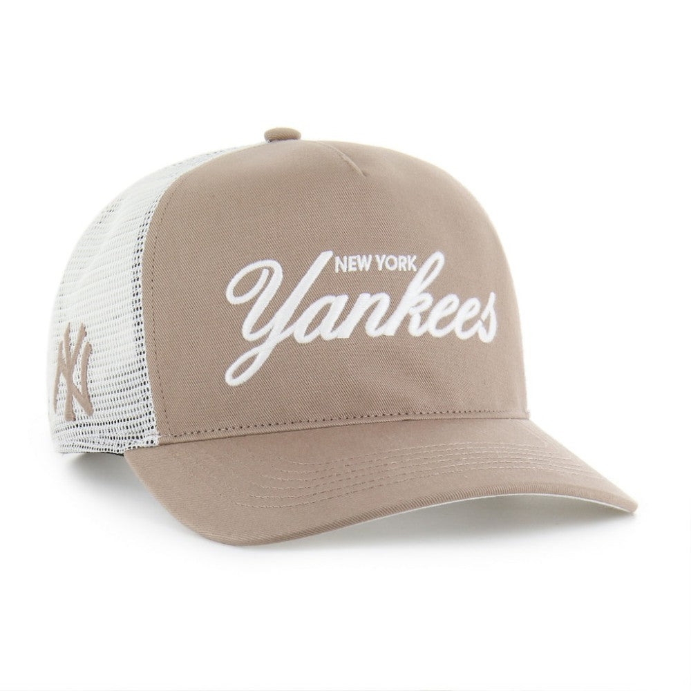 Brown New York Yankees '47 Foundational Mesh Hitch Adjustable Hat
