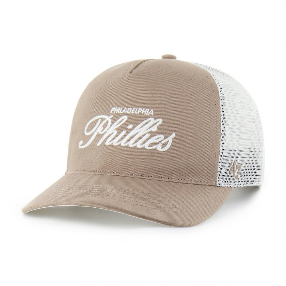 Brown Philadelphia Phillies '47 Foundational Mesh Hitch Adjustable Hat