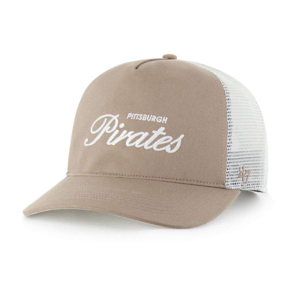 Brown Pittsburgh Pirates '47 Foundational Mesh Hitch Adjustable Hat