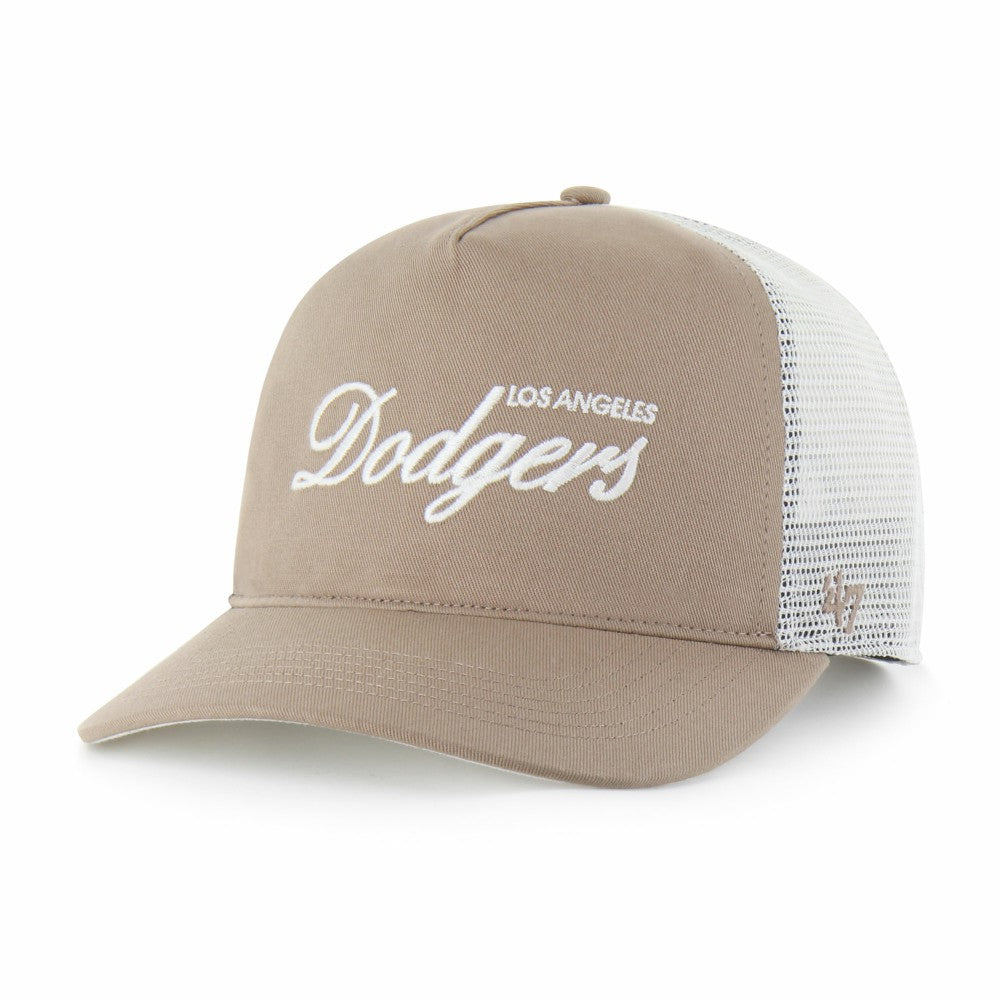 Brown Los Angeles Dodgers '47 Foundational Mesh Hitch Adjustable Hat