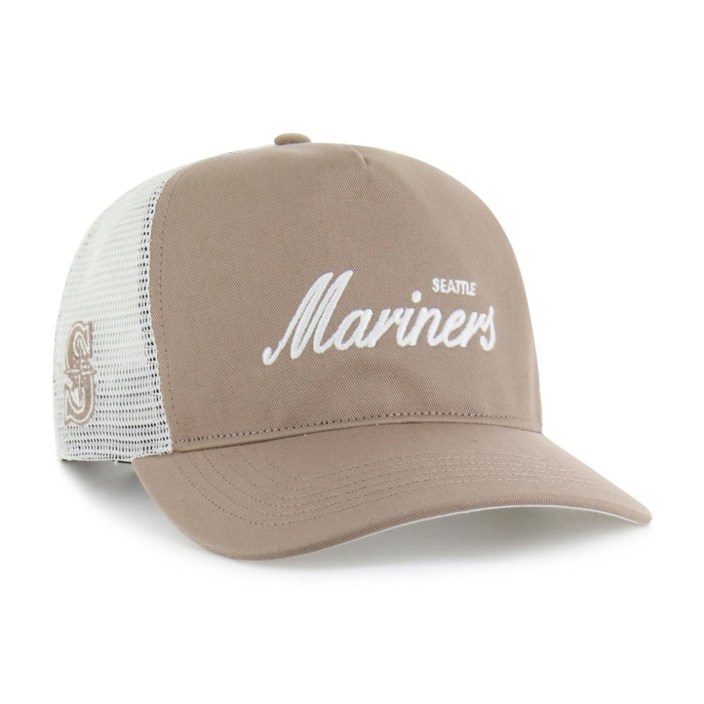 Brown Seattle Mariners '47 Foundational Mesh Hitch Adjustable Hat