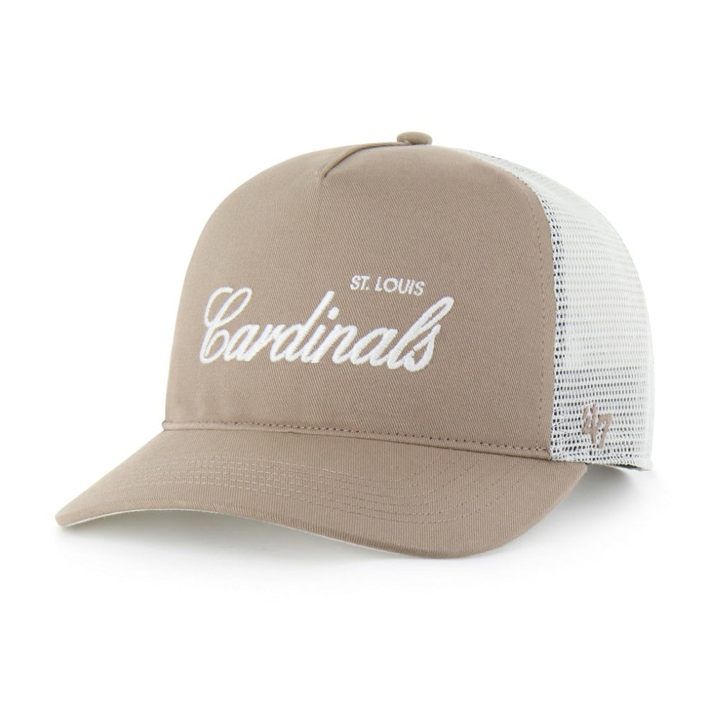 Brown St. Louis Cardinals '47 Foundational Mesh Hitch Adjustable Hat