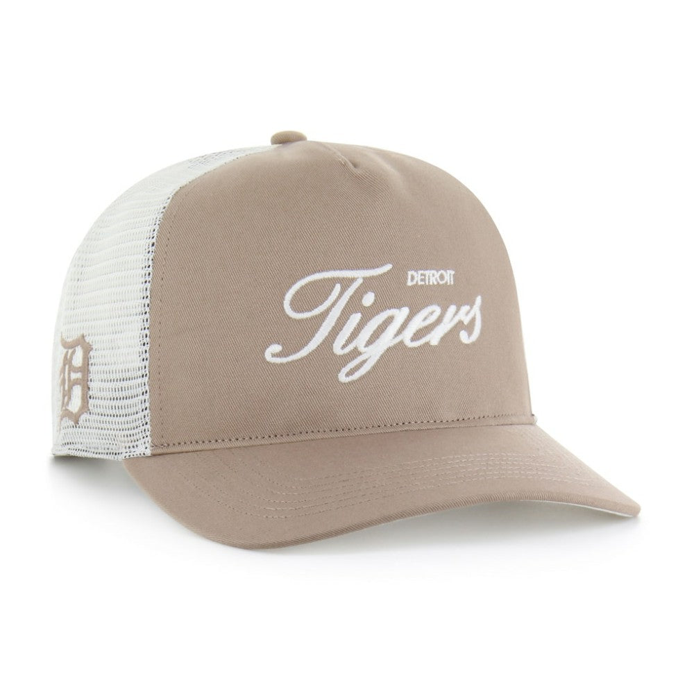 Brown Detroit Tigers '47 Foundational Mesh Hitch Adjustable Hat