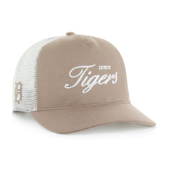Brown Detroit Tigers '47 Foundational Mesh Hitch Adjustable Hat
