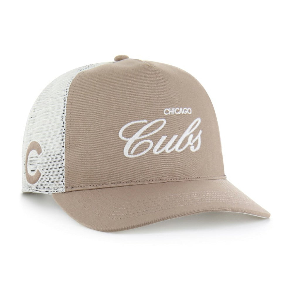 Brown Chicago Cubs '47 Foundational Mesh Hitch Adjustable Hat