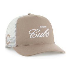 Brown Chicago Cubs '47 Foundational Mesh Hitch Adjustable Hat