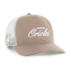 Brown Baltimore Orioles '47 Foundational Mesh Hitch Adjustable Hat