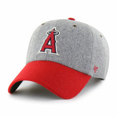Gray/Red Los Angeles Angels '47 Golden Age Wool Clean Up Adjustable Hat
