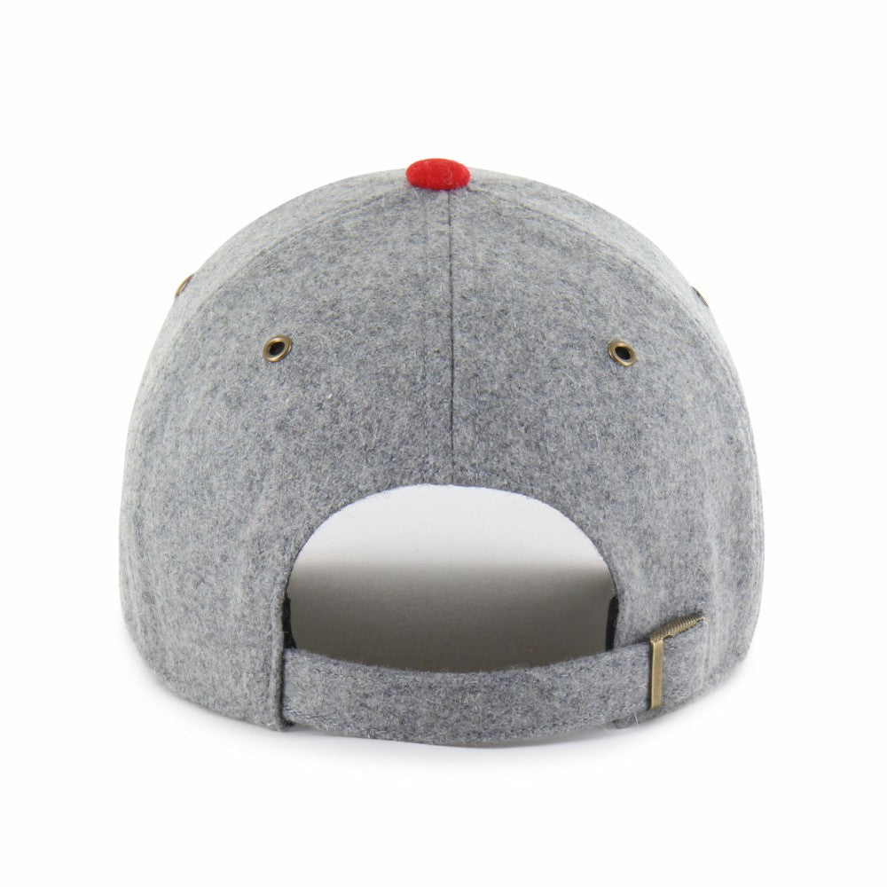 Gray/Red Los Angeles Angels '47 Golden Age Wool Clean Up Adjustable Hat