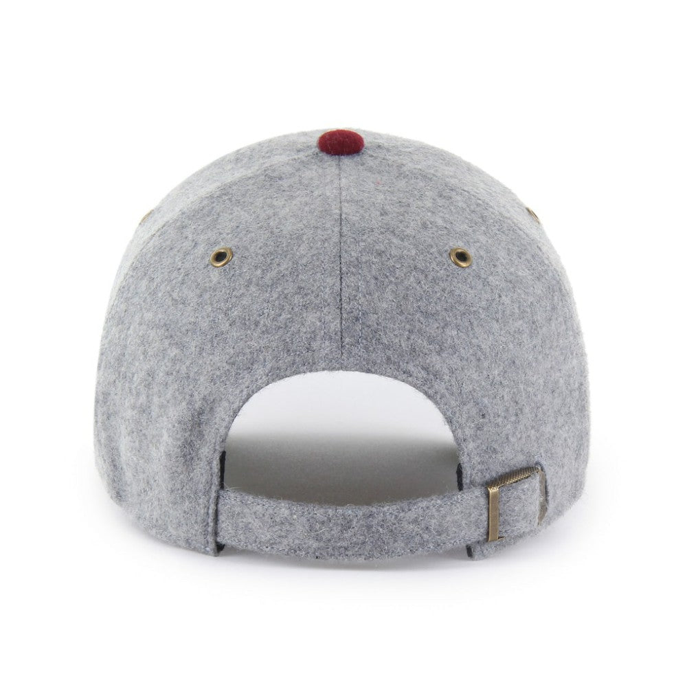 Gray Philadelphia Phillies '47 Golden Age Wool Clean Up Adjustable Hat