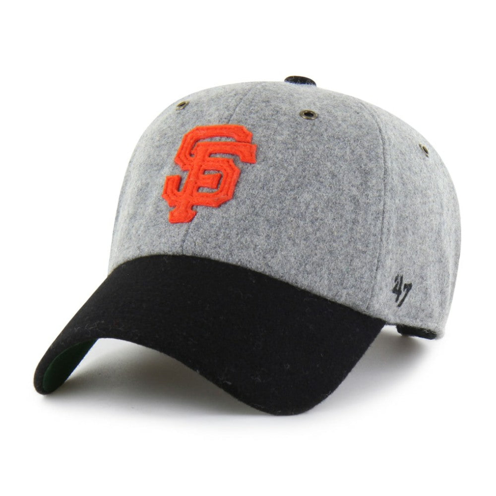 Gray/Black San Francisco Giants '47 Golden Age Wool Clean Up Adjustable Hat