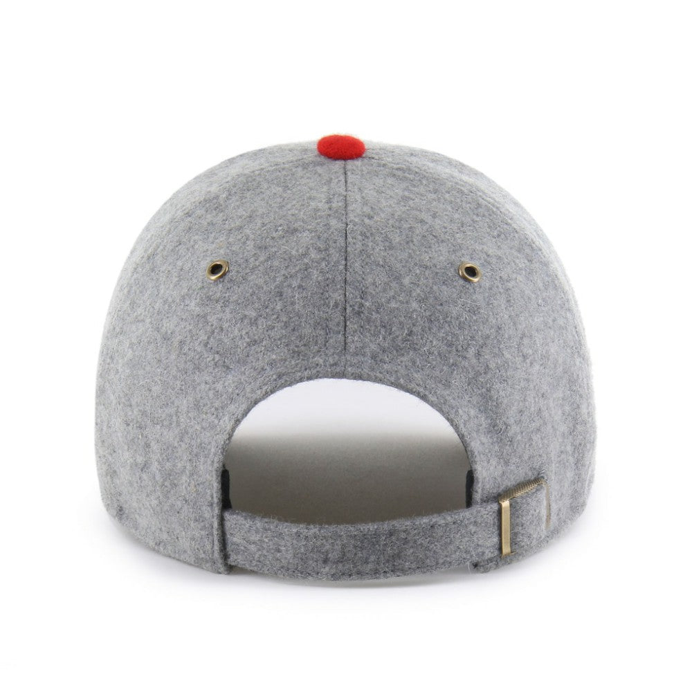 Gray/Red St. Louis Cardinals '47 Golden Age Wool Clean Up Adjustable Hat