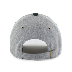 Gray/Green Athletics '47 Golden Age Wool Clean Up Adjustable Hat