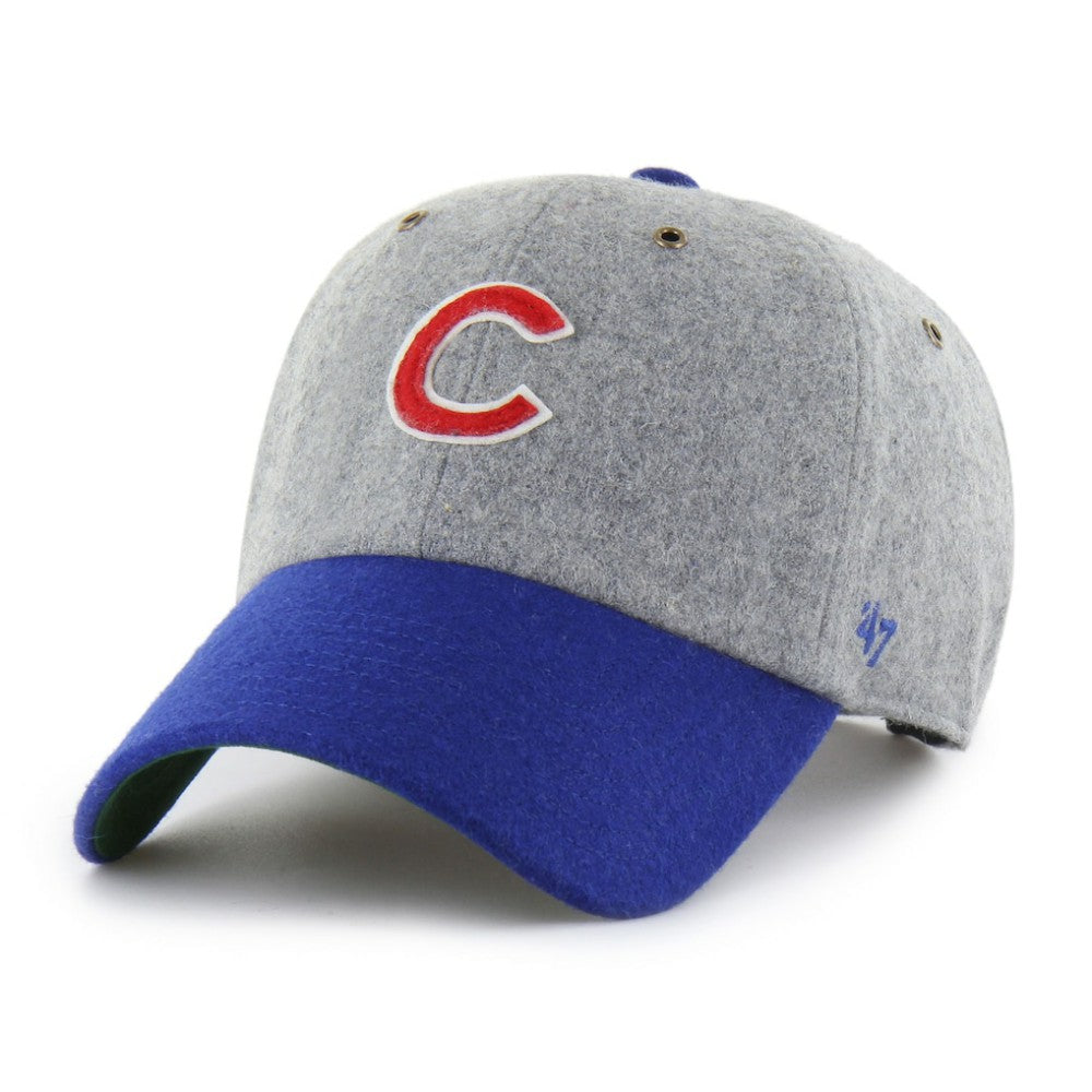 Gray/Royal Chicago Cubs '47 Golden Age Wool Clean Up Adjustable Hat