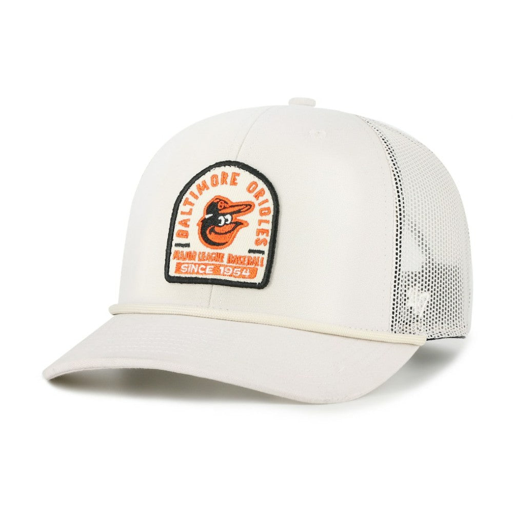 Cream Baltimore Orioles '47 Gravestone Adjustable Trucker Hat