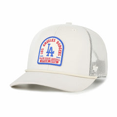 Cream Los Angeles Dodgers '47 Gravestone Adjustable Trucker Hat