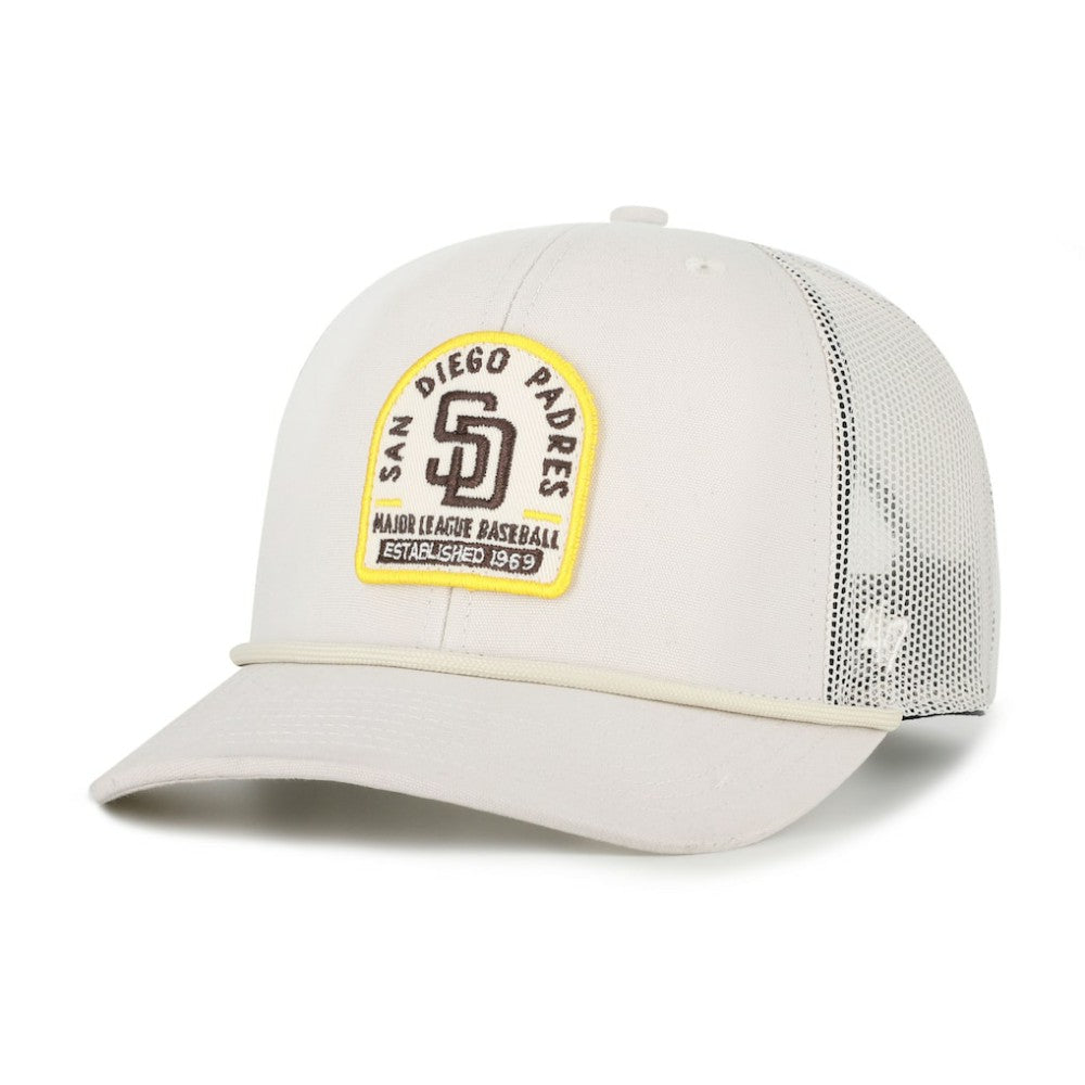Cream San Diego Padres '47 Gravestone Adjustable Trucker Hat