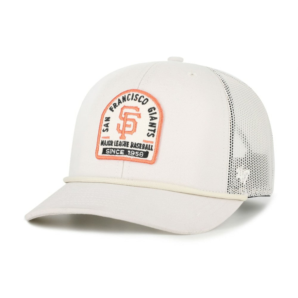 Cream San Francisco Giants '47 Gravestone Adjustable Trucker Hat