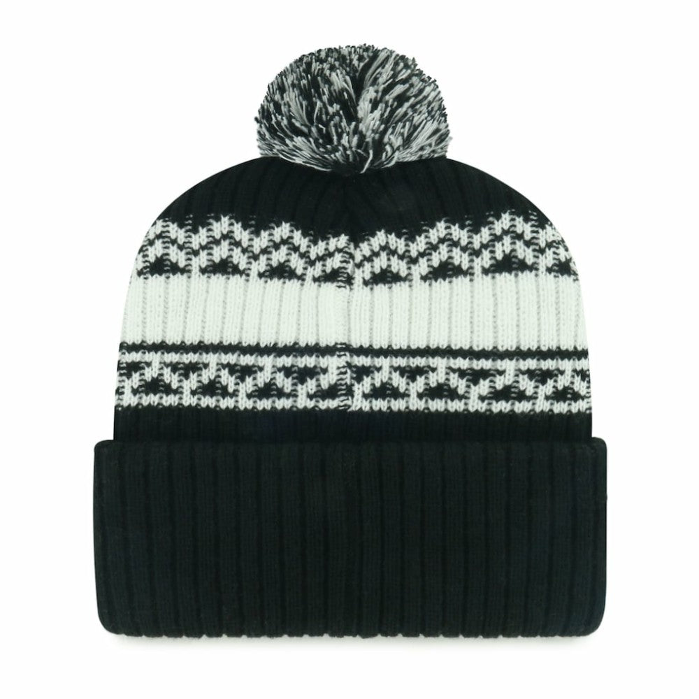 Black Chicago White Sox '47 Youth Polar Vortex Cuffed Knit Hat with Pom