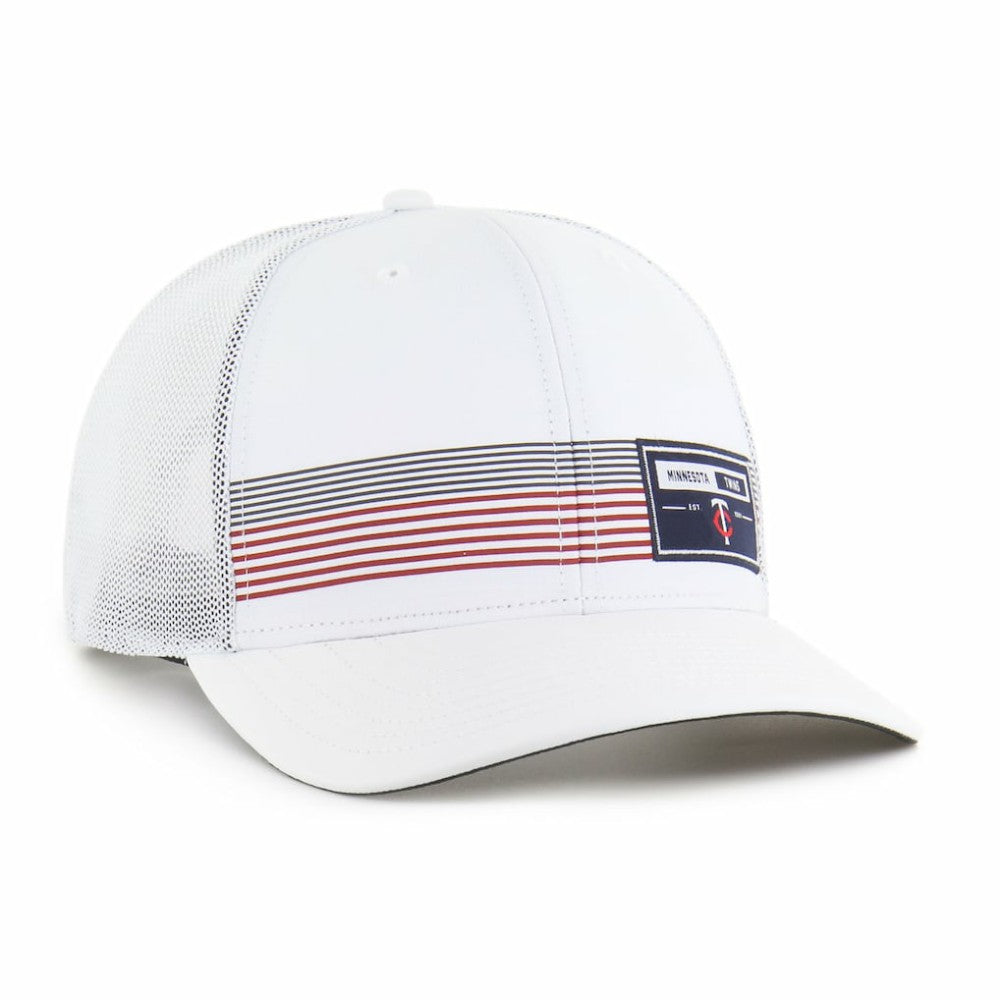 White Minnesota Twins '47 Rangefinder brrr Trucker Adjustable Hat