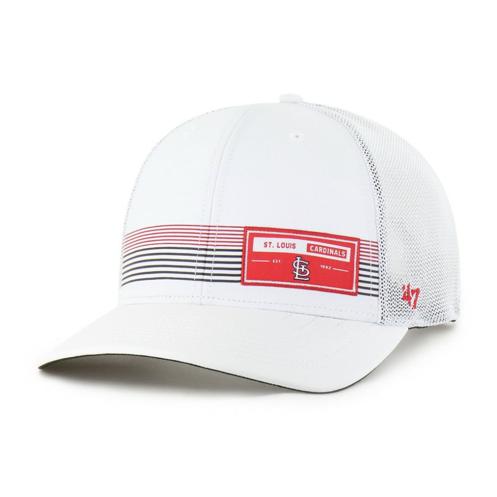White St. Louis Cardinals '47 Rangefinder brrr Trucker Adjustable Hat