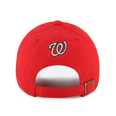 Red Washington Nationals '47 Women's Zoey Clean Up Adjustable Hat