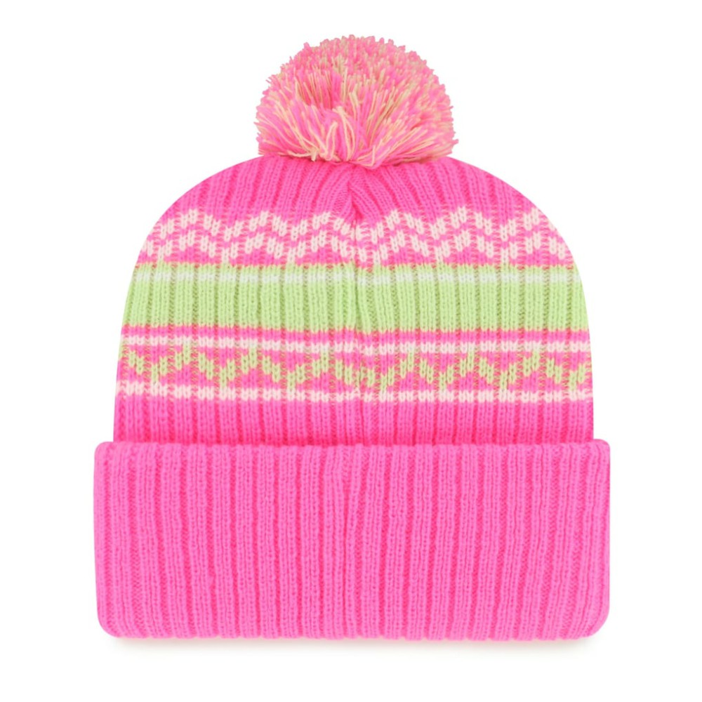 Pink Houston Astros '47 Youth Polar Vortex Cuffed Knit Hat with Pom