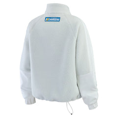 WEAR by Erin Andrews Women's Polar Fleece Half-Zip Jacket - Los Angeles Chargers Jackets