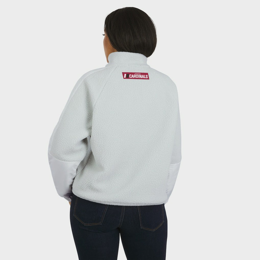 WEAR by Erin Andrews Women's Polar Fleece Half-Zip Jacket - Arizona Cardinals Jackets