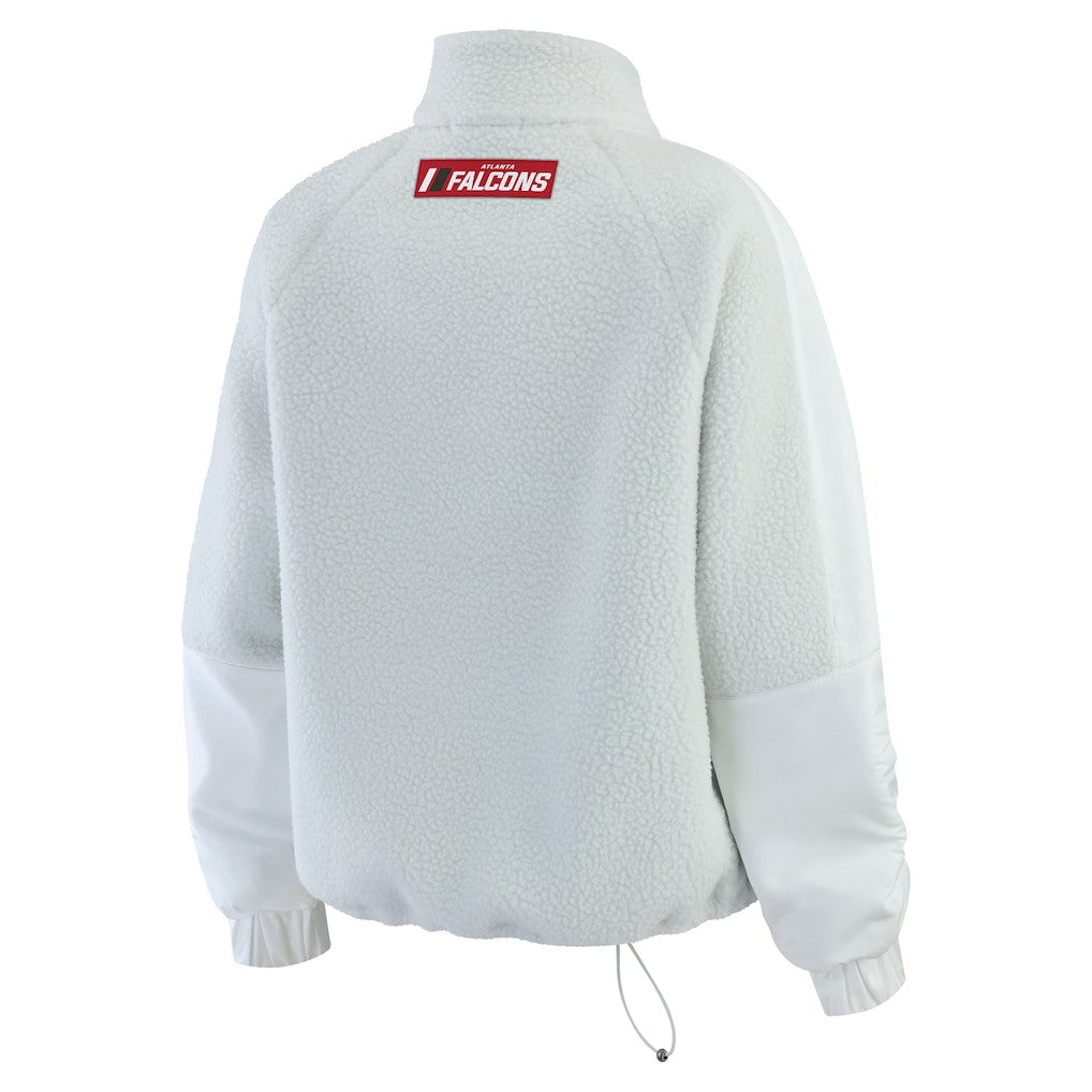 WEAR by Erin Andrews Women's Polar Fleece Half-Zip Jacket - Atlanta Falcons Jackets