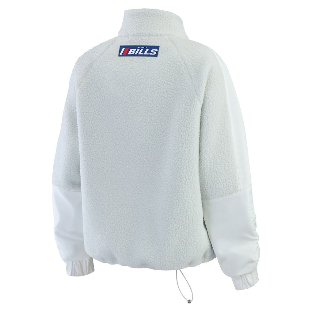 WEAR by Erin Andrews Women's Polar Fleece Half-Zip Jacket - Buffalo Bills Jackets