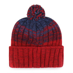 Red Washington Nationals '47 Cascade Cuffed Knit Hat with Pom
