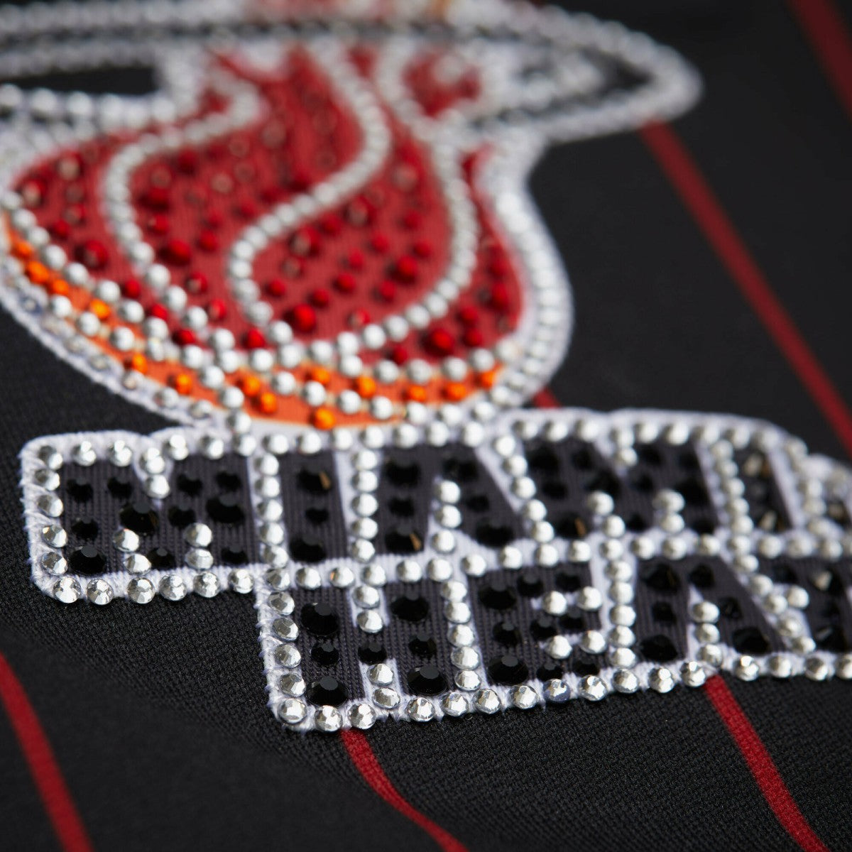 Mitchell & Ness Dwyane Wade Miami Heat x DANNIJO Women's Cropped Football Fashion Jersey