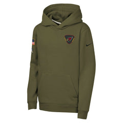 Youth 2025 Salute to Service Club Fleece Hoodie - Arizona Cardinals Hoodies