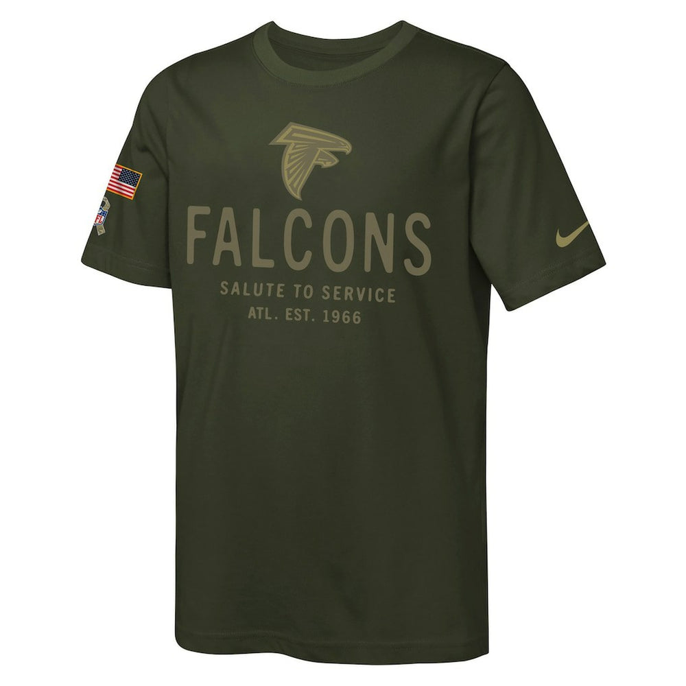 Youth 2025 Salute to Service Sideline Dri-FIT T-Shirt - Atlanta Falcons T-shirts