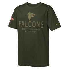 Youth 2025 Salute to Service Sideline Dri-FIT T-Shirt - Atlanta Falcons T-shirts