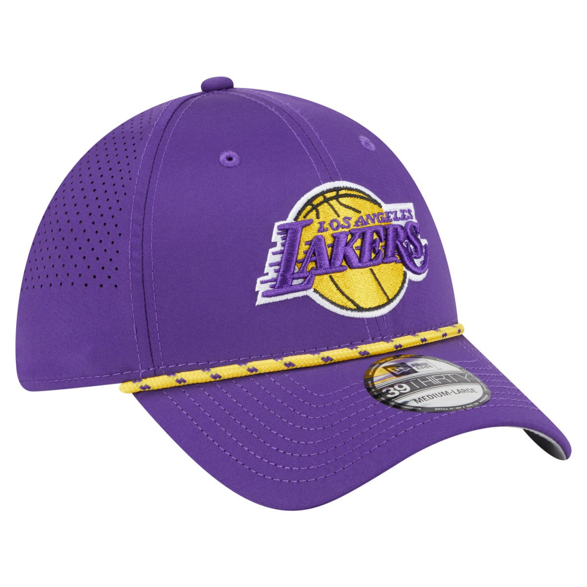 New Era Los Angeles Lakers Featherweight Poly Rope Flex 39Thirty Hat