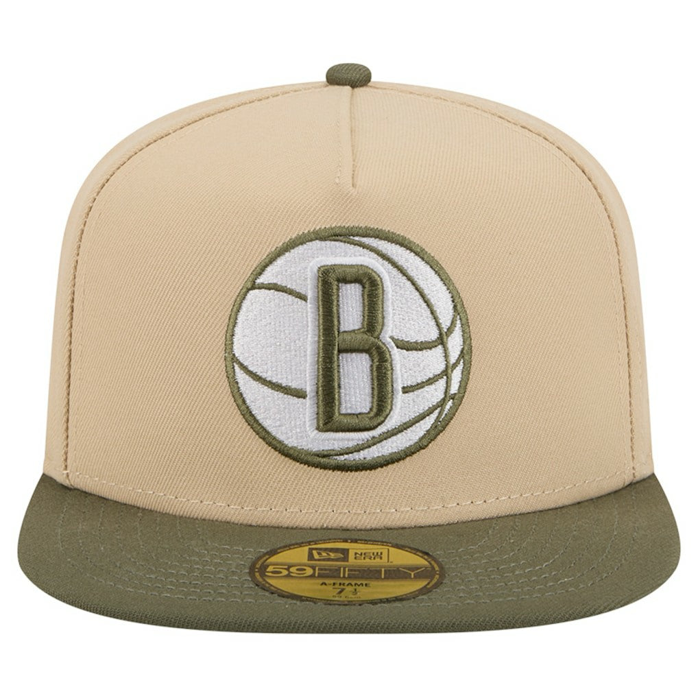 New Era Brooklyn Nets Color Pack Two-Tone 59FIFTY A-Frame Fitted Hat