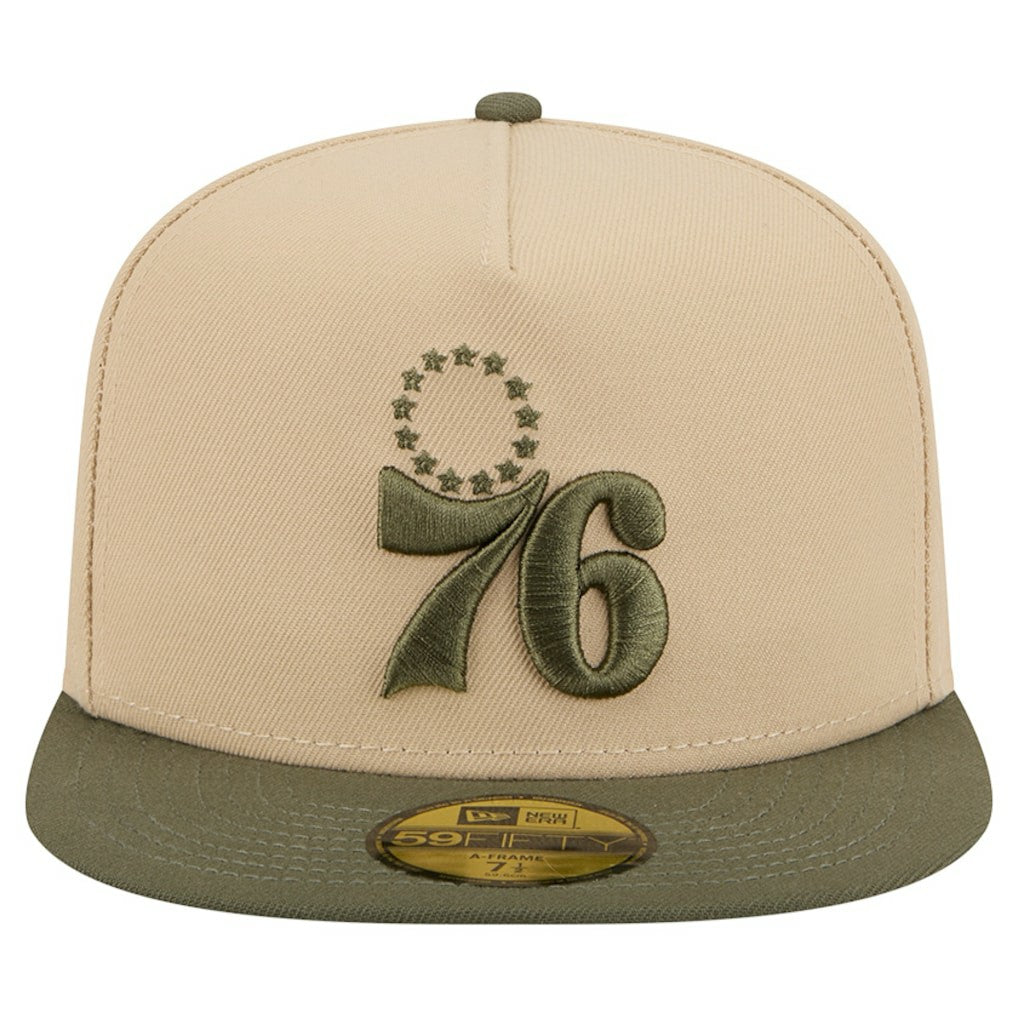 New Era Philadelphia 76ers Color Pack Two-Tone 59FIFTY A-Frame Fitted Hat