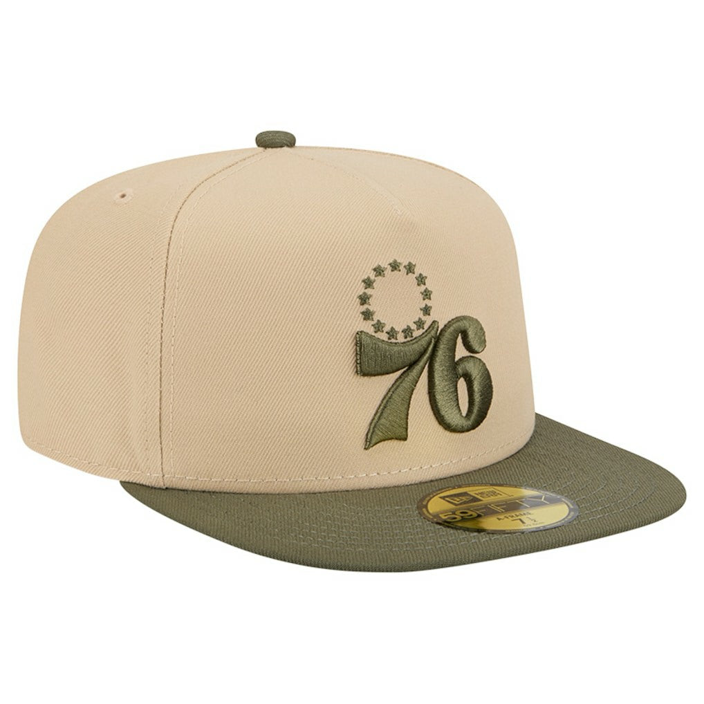 New Era Philadelphia 76ers Color Pack Two-Tone 59FIFTY A-Frame Fitted Hat