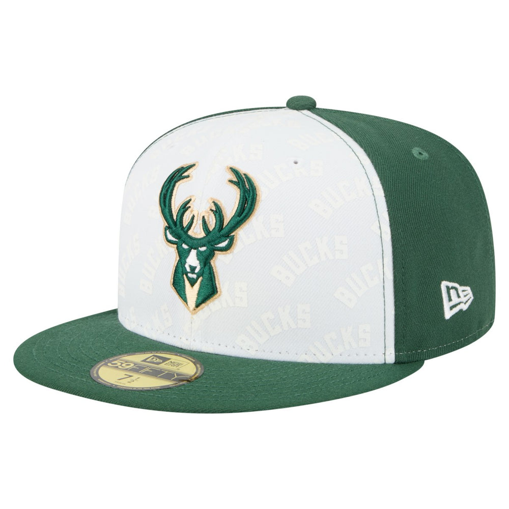 New Era Milwaukee Bucks Repeat 59Fifty Fitted Hat