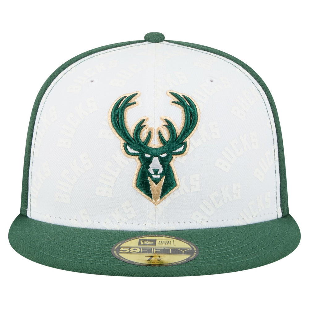 New Era Milwaukee Bucks Repeat 59Fifty Fitted Hat
