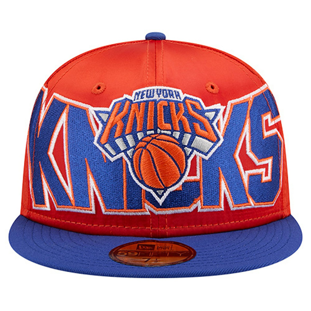 New Era New York Knicks Satin Two-Tone 59FIFTY Fitted Hat