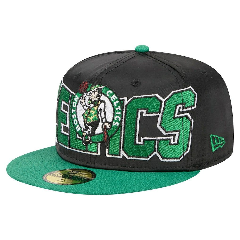 New Era Boston Celtics Satin Two-Tone 59FIFTY Fitted Hat