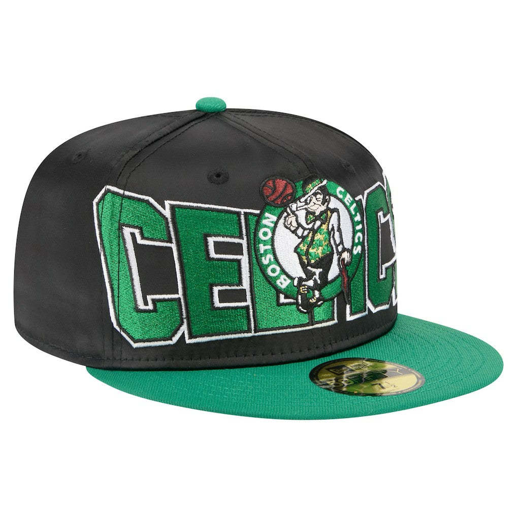 New Era Boston Celtics Satin Two-Tone 59FIFTY Fitted Hat