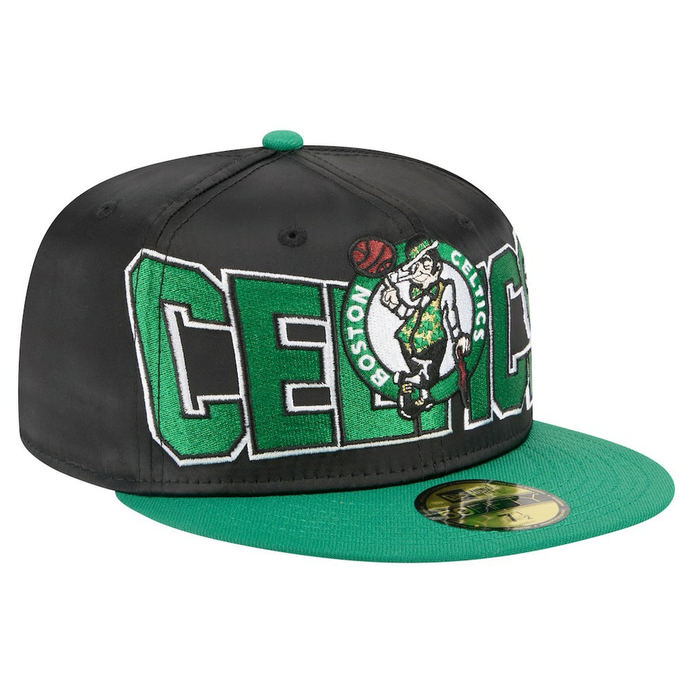 New Era Boston Celtics Satin Two-Tone 59FIFTY Fitted Hat