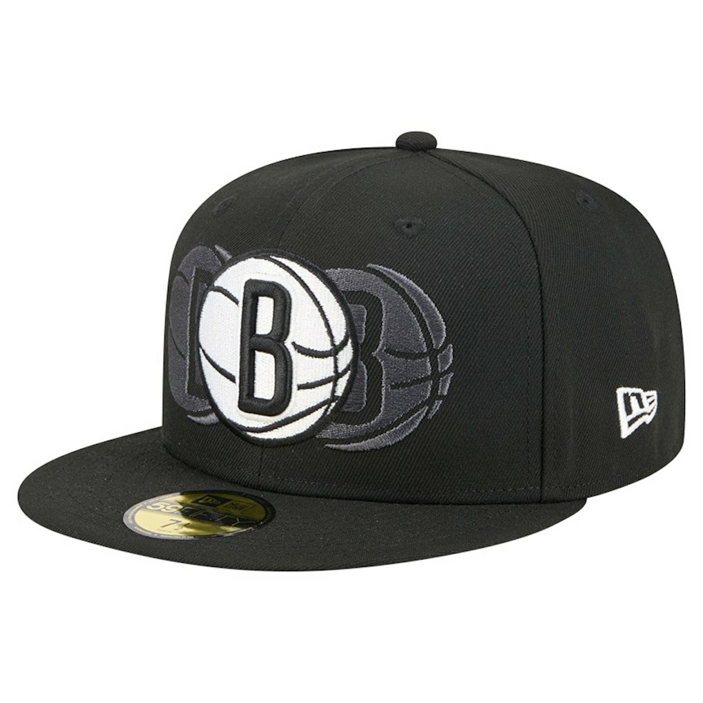 New Era Brooklyn Nets Tri-Hit 59Fifty Fitted Hat