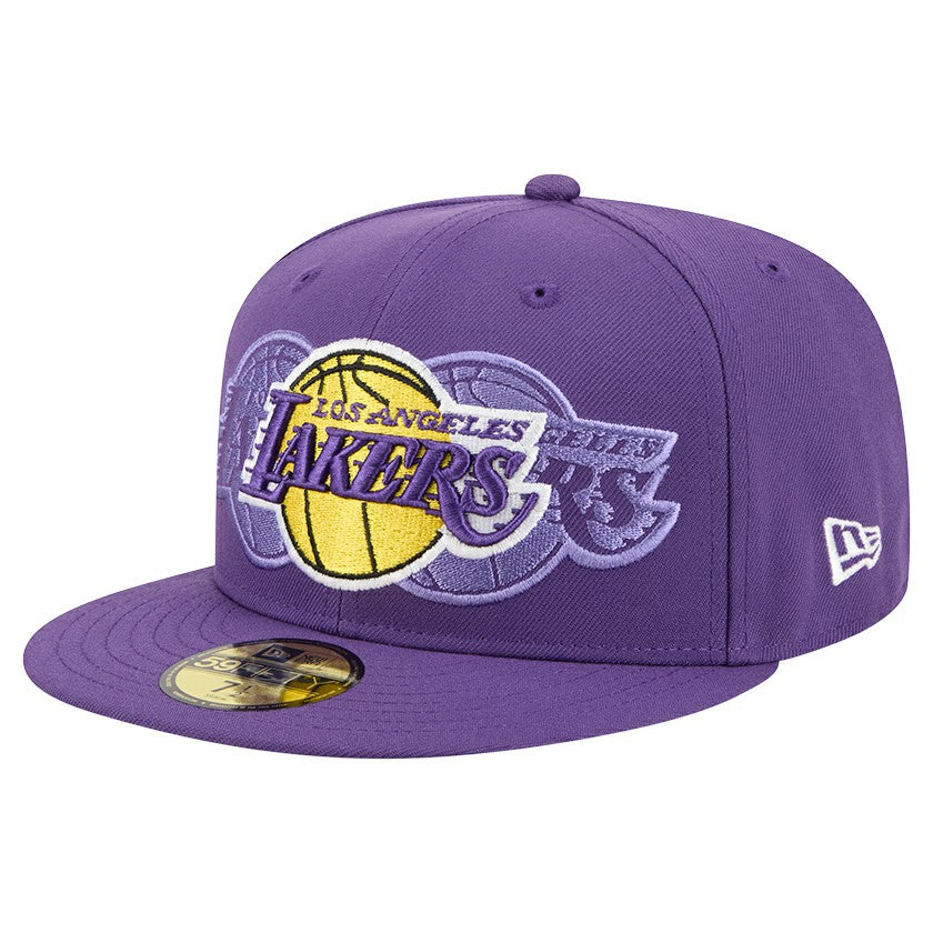 New Era Los Angeles Lakers Tri-Hit 59Fifty Fitted Hat